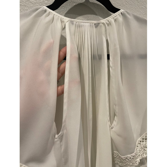 VICTORIA'S SECRET Antique White Lace Blouse - Picture 5 of 6